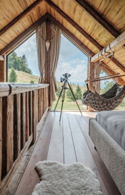 Komfortní ložnice na chatě Pytlorka